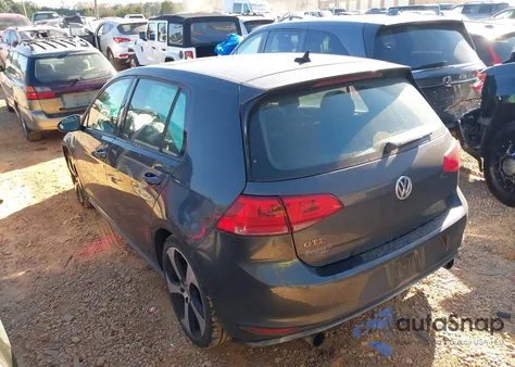 2015 Volkswagen Golf Gti 2.0T Se 4-Door из США, поврежденный, VIN 3VW4T7AU4FM006101